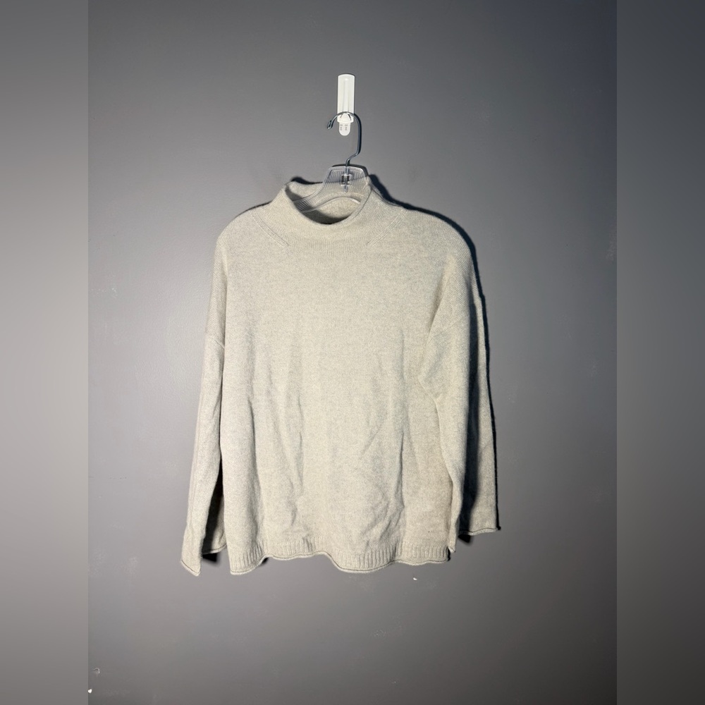 J.Crew Cashmere Relaxed Rollneck Sweater Size Small